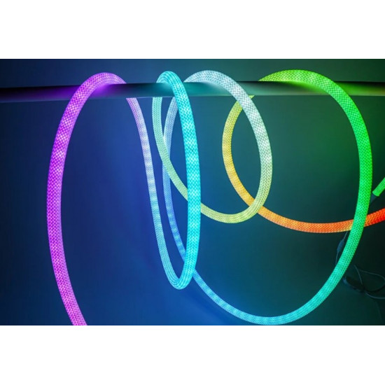 5v-RGB світлодіодна плетена стрічка (5м250LED)  фото № 2