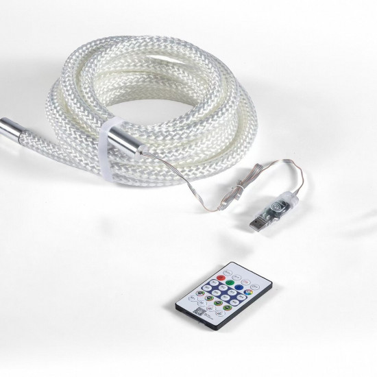 5v-RGB світлодіодна плетена стрічка (5м250LED)  фото № 3