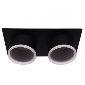 Світильник точковий Sirius PRD S 3626S-2 BK на 2 лампочки