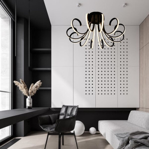 Люстра світлодіодна виробництво Sirius LED 0003 чорна