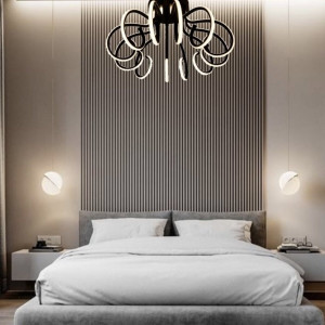 Люстра світлодіодна виробництво Sirius LED 0004 чорна