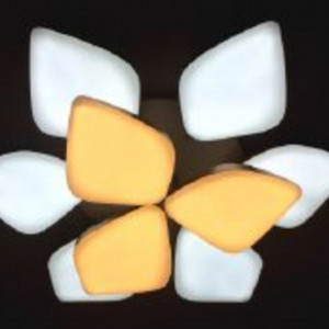 Люстра світлодіодна акрілова Sirius PRD-C 0185-6+3 306W