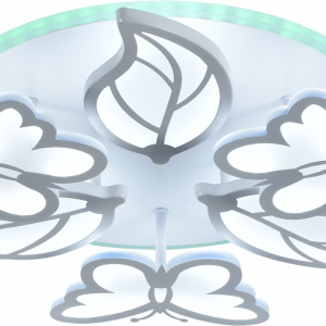 Люстра світлодіодна акрілова Sirius MX10019/3+3 WH (RGB)