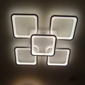 Люстра світлодіодна акрілова Sirius Ш 5920/4+1s