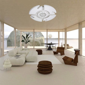 Люстра світлодіодна акрілова Sirius N 9052