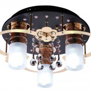 Люстра світлодіодна акрілова Sirius N 8338-3 BK+GD