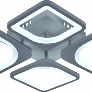 Люстра світлодіодна акрілова Sirius MX10005/2+2 (Сірий)