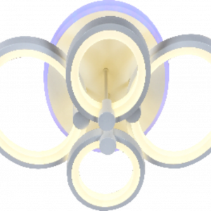 Люстра світлодіодна акрілова Sirius LI8832/4 WH (BL+YL)