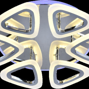 Люстра світлодіодна акрілова Sirius LI8856/6В CR (BL+YL)
