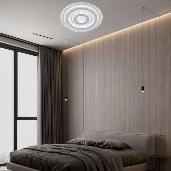 Люстра світлодіодна акрілова Sirius LI8765/500 WH  фото № 3