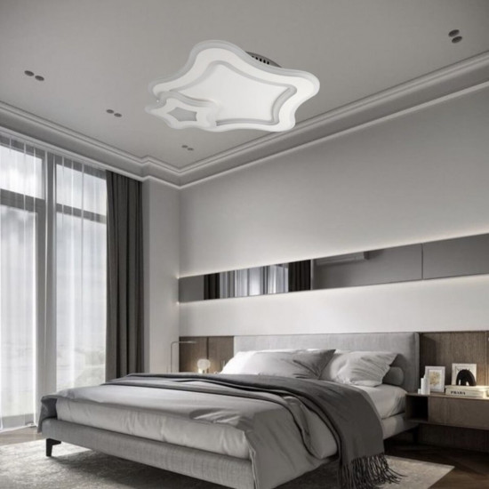 Люстра світлодіодна акрілова Sirius LI8573/500 WH  фото № 4