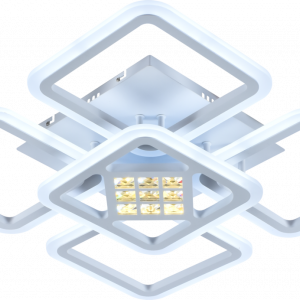 Люстра світлодіодна акрілова Sirius LI8859/4+1 WH (RGB) 160W+10W