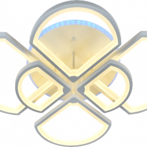 Люстра світлодіодна акрілова Sirius LI8834/6 WH (RGB) 204W+11W