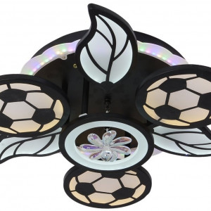 Люстра світлодіодна акрілова Sirius MX10008/3+3+1 BK 138W