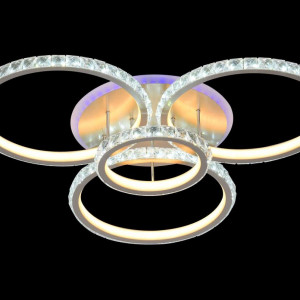 Люстра світлодіодна акрилова Sirius Ш MD60014-3+1 132W