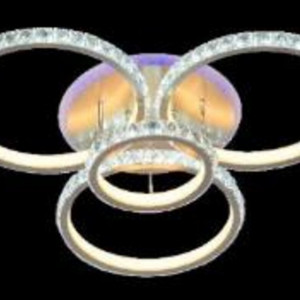 Люстра світлодіодна акрилова Sirius Ш MD60014-3+1 132W