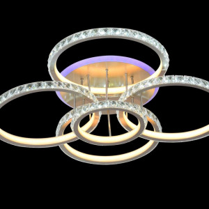 Люстра світлодіодна акрилова Sirius Ш MD60014-4+1 167W