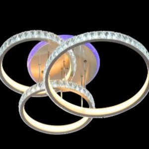 Люстра світлодіодна акрилова Sirius Ш MD60015-3 121W