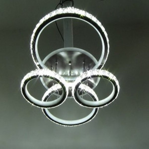 Люстра світлодіодна акрилова Sirius Ш MD60004-2+2 112W