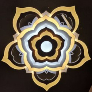 Люстра світлодіодна акрілова Sirius N 5054-5 170W WT