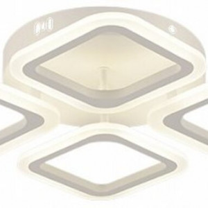 Люстра світлодіодна акрілова Sirius LI8822/2+2 WH 76W