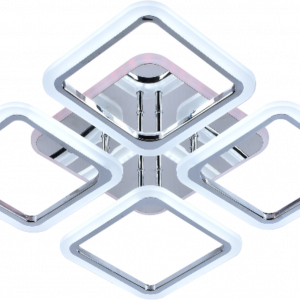 Люстра світлодіодна акрілова Sirius LI8822/4A CR (BL+YL) 112W+8W