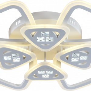 Люстра світлодіодна акрілова Sirius LI8861/4+4 WH 192W