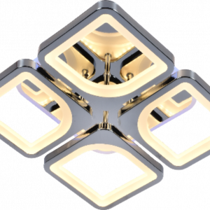 Люстра світлодіодна акрілова Sirius MX10005/4B CR (RGB) 88W+8W