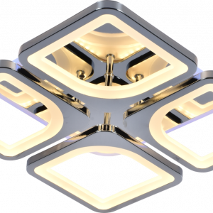 Люстра світлодіодна акрілова Sirius MX10005/4B CR (RGB) 88W+8W