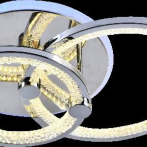 Люстра світлодіодна акрілова Sirius LI8878/2C CR+RGP 64W+7W