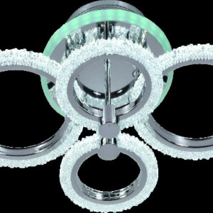 Люстра світлодіодна акрілова Sirius LI8879/4 CR+RGP 72W+7W