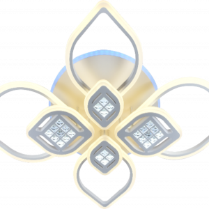 Люстра світлодіодна акрілова Sirius LI8862/8C WH+RGB 284W+15W