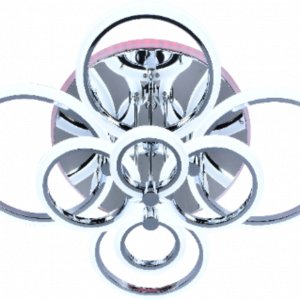 Люстра світодіодна акрілова Sirius MX10025/8 CR+RGP 212W+15W