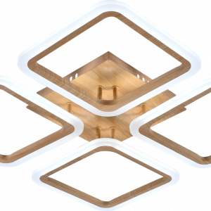 Люстра світлодіодна акрілова Sirius LI8822/4A Wood 112W