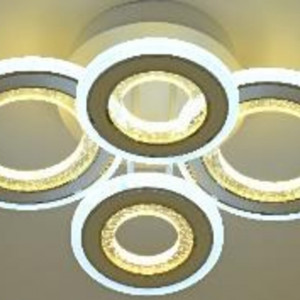 Люстра світлодіодна акрілова Sirius Ш 55389/2+2