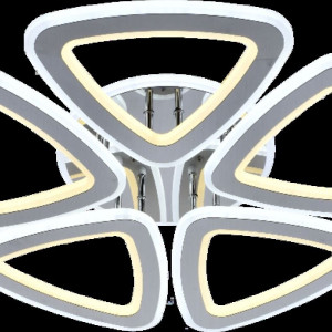 Люстра світлодіодна акрілова Sirius LI8884/5A CR (BL-YL) 180W+140W