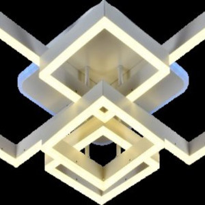 Люстра світлодіодна акрілова Sirius DK5847/5 WH (RGB) 192W+10W