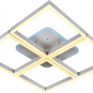 Люстра світлодіодна акрілова Sirius DK5848/4 WH (RGB) 192W+10W