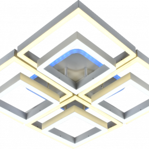 Люстра світлодіодна акрілова Sirius DK5849A/8 WH (RGB) 320W+10W