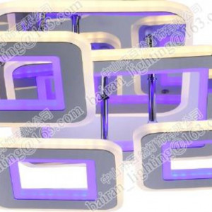 Люстра світлодіодна акрілова Sirius LI8882/4C CR (RGB) 124W+86W