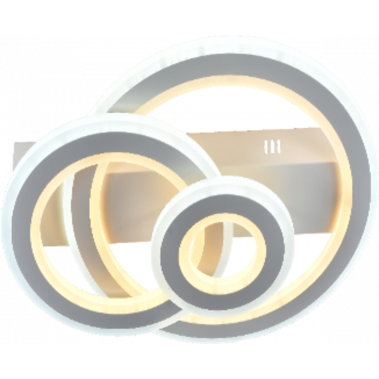 Люстра світлодіодна акрілова Sirius LI8930/600 WH 210W  фото № 2