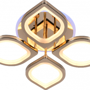 Люстра світлодіодна акрілова Sirius MX10016/4B FGD (RGB) 80W+8W