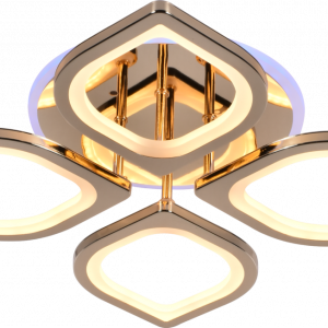 Люстра світлодіодна акрілова Sirius MX10016/4B FGD (RGB) 80W+8W