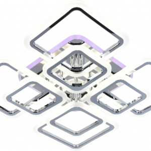 Люстра світлодіодна акрілова Sirius LI8822/4+4B CR (RGB) 176W+10W