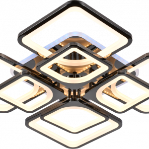 Люстра світлодіодна акрілова Sirius MX10005/4+4B PEARL BK (RGB) 224W+10W