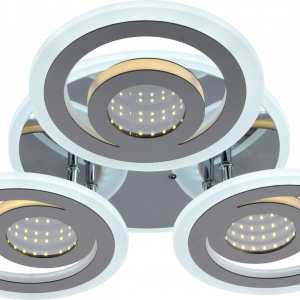 Люстра світлодіодна акрілова Sirius LI8889/3B CR (RGB) 72W+7W