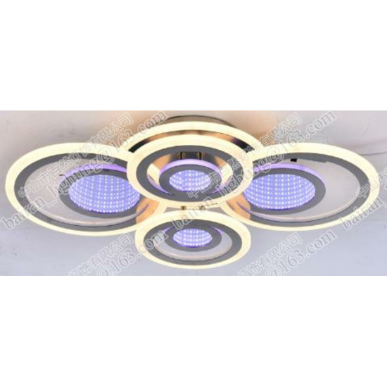 Люстра світлодіодна акрілова Sirius LI8889/2+2 CR (RGB) 124W+8W Зображення №1 Люстра світлодіодна акрілова Sirius LI8889/2+2 CR (RGB) 124W+8W фото № 1