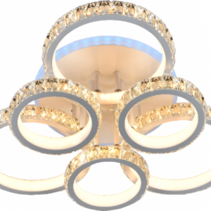 Люстра світлодіодна акрілова Sirius DK5819/3+3W WH (RGB) 264W+8W