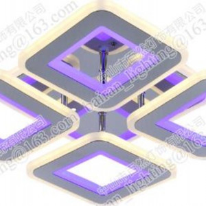 Люстра світлодіодна акрілова Sirius LI8882/4B NICKEL (RGB) 110W+72W