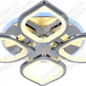 Люстра світлодіодна акрілова Sirius MX10016/4B CR (RGB) 80W+8W